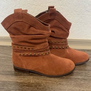 Twiggy London Ankle Boots, suede, size 7,5